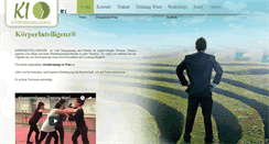 Desktop Screenshot of koerperintelligenz.at